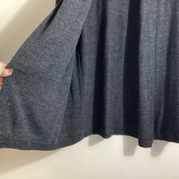 GAP Ultrasoft 100% Wool Open Front Cardigan Gray Size M Classic Minimal Capsule - Picture 8 of 13